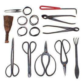 Kit d'outils pour l’entretien du bonsai - 10 pièces