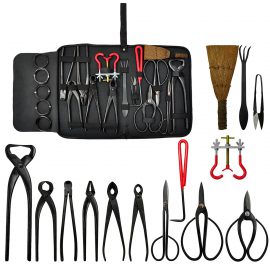 Kit d’outils pour l’entretien du bonsai – 14 pièces